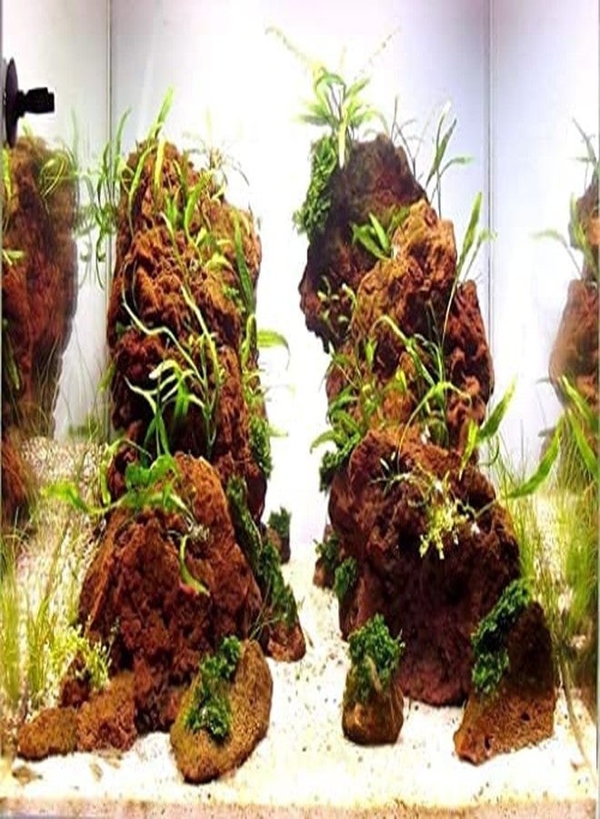 VAYINATO® Natural Red Lava Stone for Planted Aquarium Hardscape Aqua scaping Random Size and Shape (3 Kg (Medium Size 4 to 5 Piece)) by Petzlifeworld - Image 4